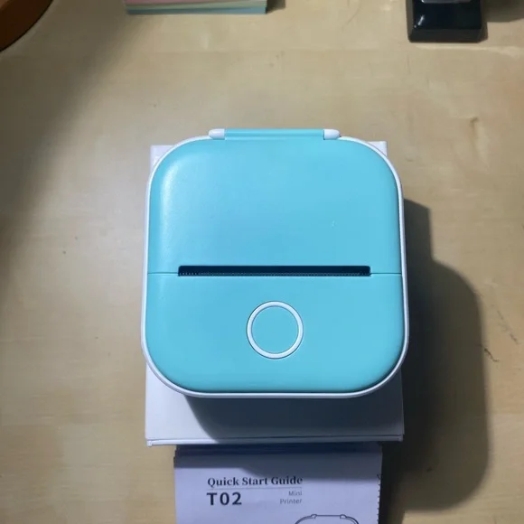 Portable Label Printer - Mint Green - Picture 2 of 2